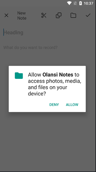 Olansi notes - Image screenshot of android app