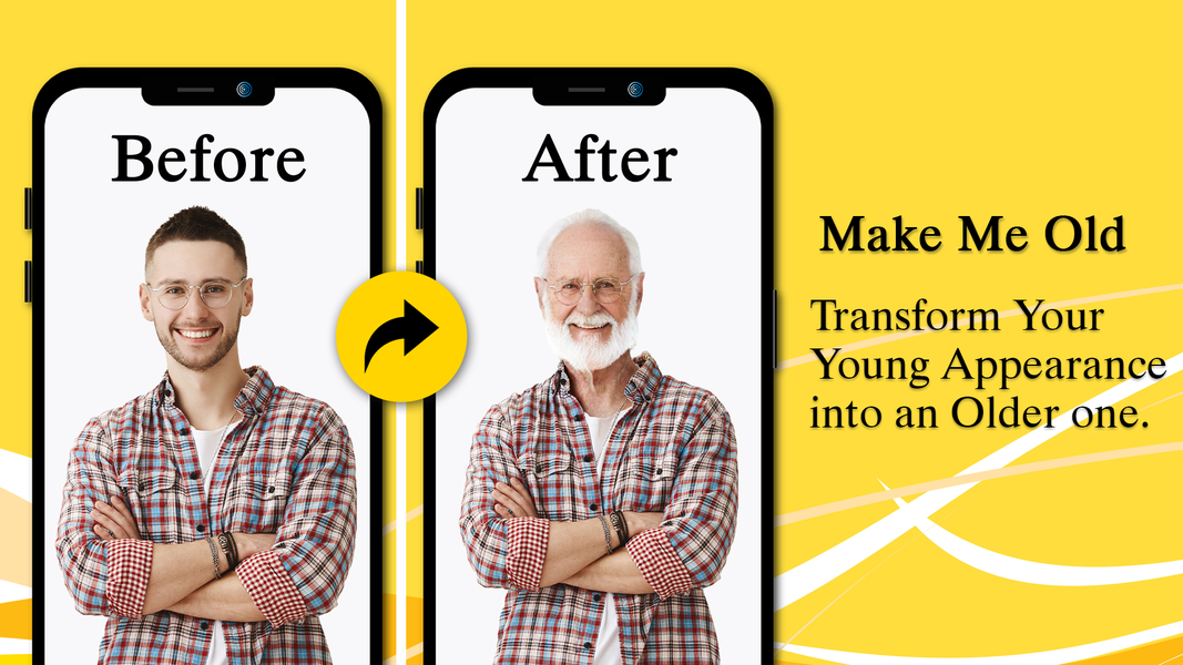 Aged Face Old Face Swap - عکس برنامه موبایلی اندروید