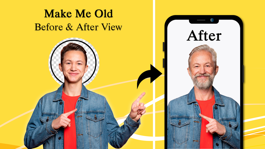 Aged Face Old Face Swap - عکس برنامه موبایلی اندروید