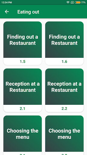 English conversation everyday - Image screenshot of android app