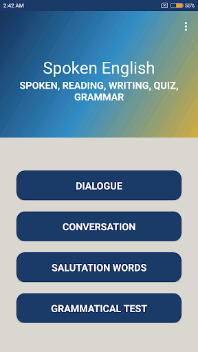 Spoken english in 30 days - Image screenshot of android app