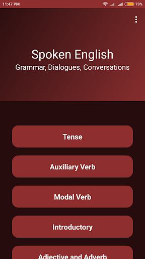 Spoken english in 10 days - Image screenshot of android app