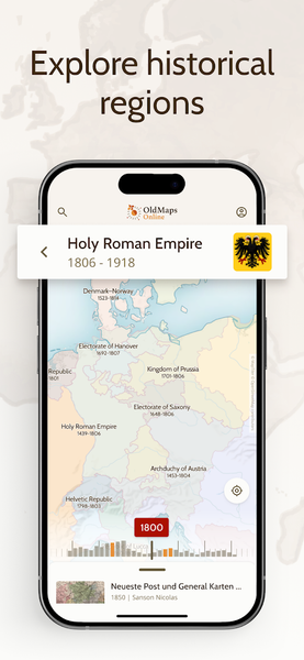 OldMapsOnline - History & Maps - عکس برنامه موبایلی اندروید