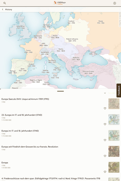 OldMapsOnline - History & Maps - عکس برنامه موبایلی اندروید