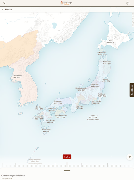 OldMapsOnline - History & Maps - عکس برنامه موبایلی اندروید
