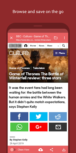 Web to PDF Converter - عکس برنامه موبایلی اندروید