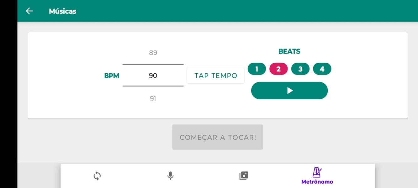 Mega Bass: Real Bass Guitar - Gameplay image of android game
