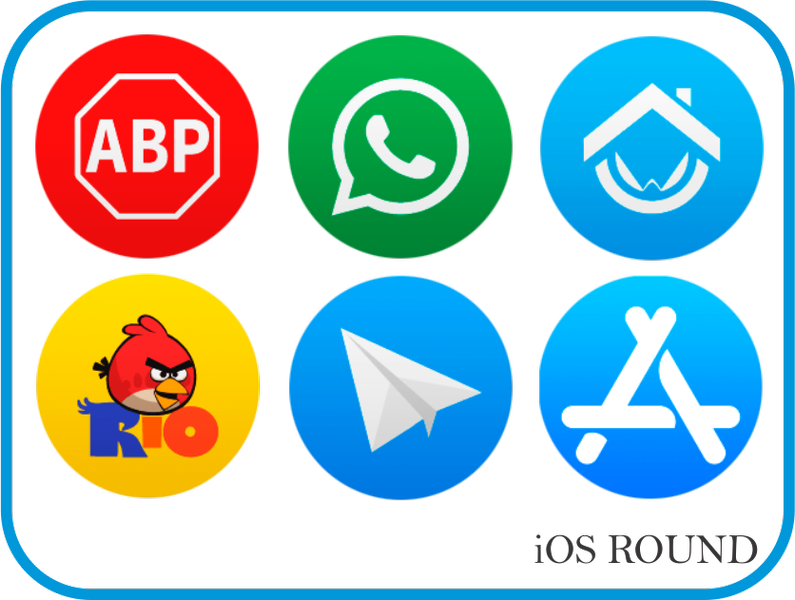 OS Round - Icon Pack - عکس برنامه موبایلی اندروید