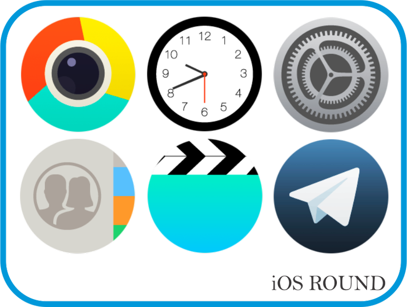 OS Round - Icon Pack - عکس برنامه موبایلی اندروید