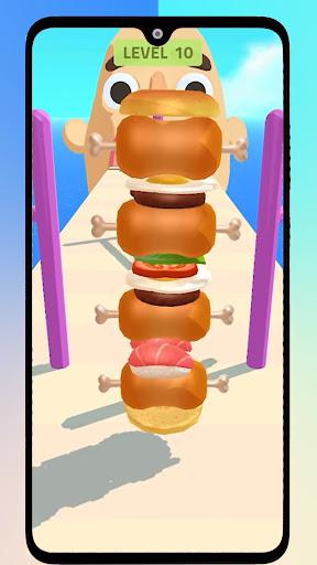 Sandwich Runner 3D Game - Image screenshot of android app