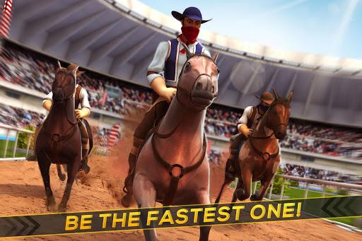 Cowboys Horse Racing Derby - Gameplay image of android game