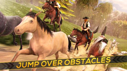 Cowboys Horse Racing Derby - Gameplay image of android game