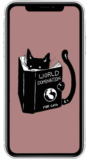 Cute Cat Cartoon Wallpaper HD - عکس برنامه موبایلی اندروید