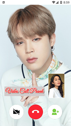 Park Jimin BTS Fake Call - Image screenshot of android app