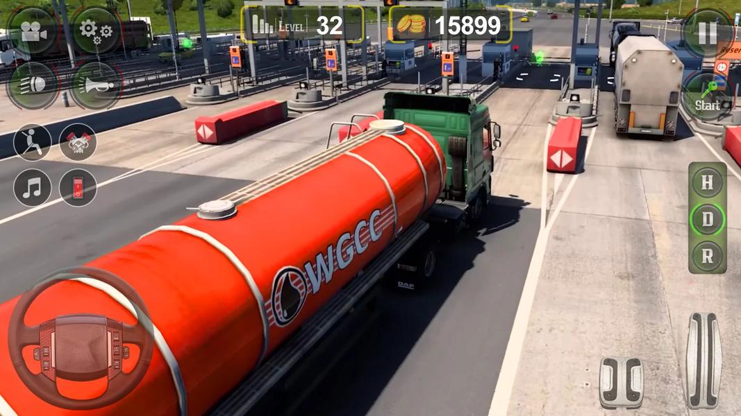 US Heavy Truck Simulator Games - Gameplay image of android game
