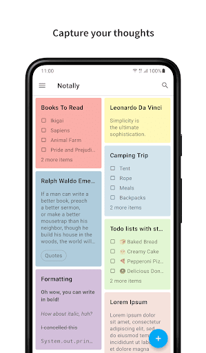 Notally - Minimalist Notes - Image screenshot of android app
