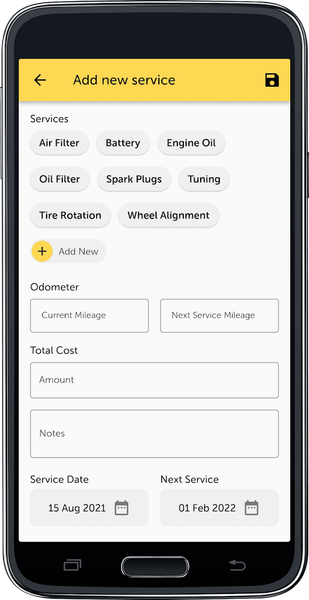 Vehicle Maintenance - عکس برنامه موبایلی اندروید