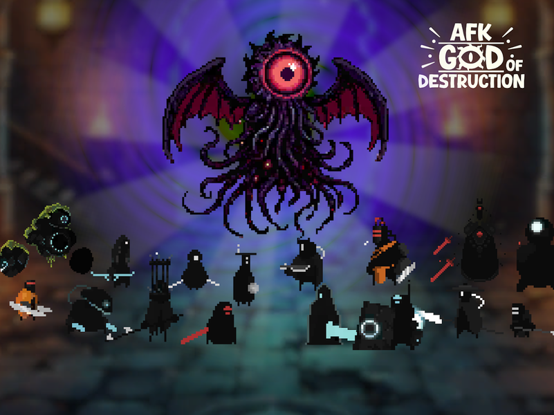 AFK God of Destruction IdleRPG - Gameplay image of android game