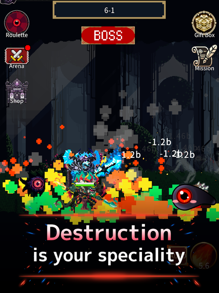 AFK God of Destruction IdleRPG - Gameplay image of android game
