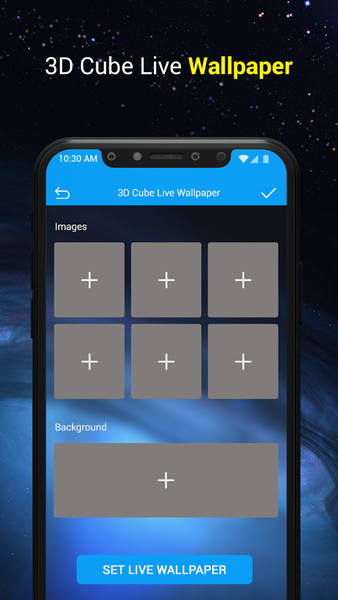 Photo ۳D Cube Live Wallpaper - عکس برنامه موبایلی اندروید