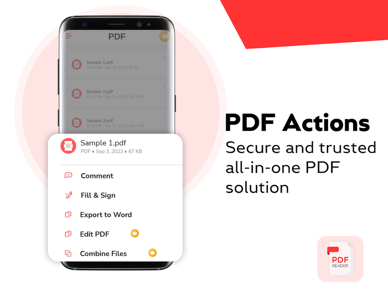 PDF Reader - Scan, Edit & Sign - عکس برنامه موبایلی اندروید