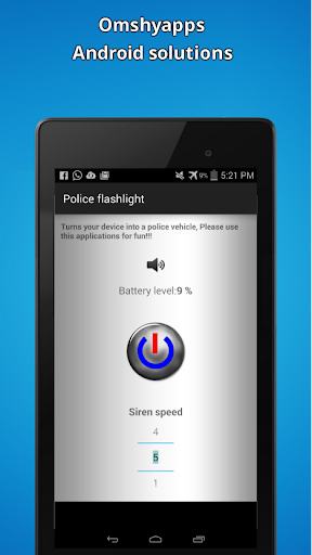 Police Flashlight - عکس برنامه موبایلی اندروید