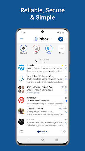 Blix - Blue Mail Teams - عکس برنامه موبایلی اندروید