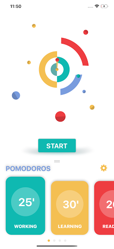 Pomodoro - Image screenshot of android app