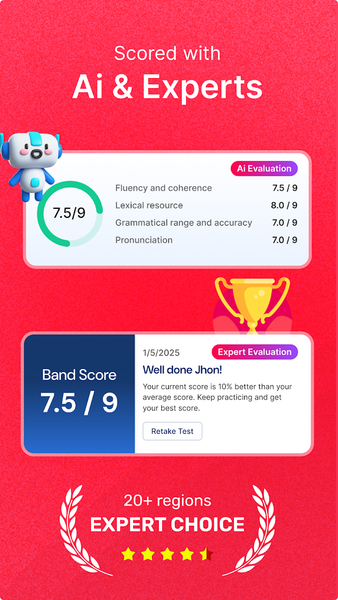 IELTS Practice & Prep OneIELTS - Image screenshot of android app