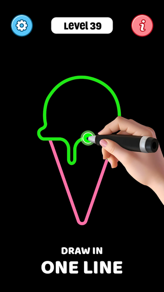 One Line & Draw Puzzle Game - عکس بازی موبایلی اندروید