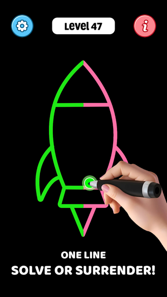 One Line & Draw Puzzle Game - عکس بازی موبایلی اندروید