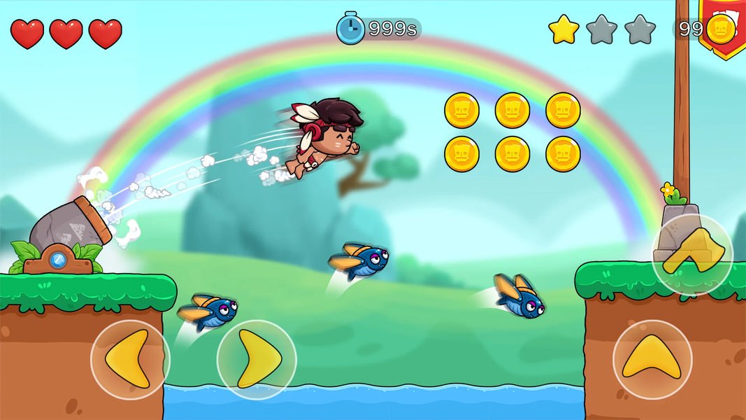 Super Jungle Bros: Tribe Boy - Gameplay image of android game