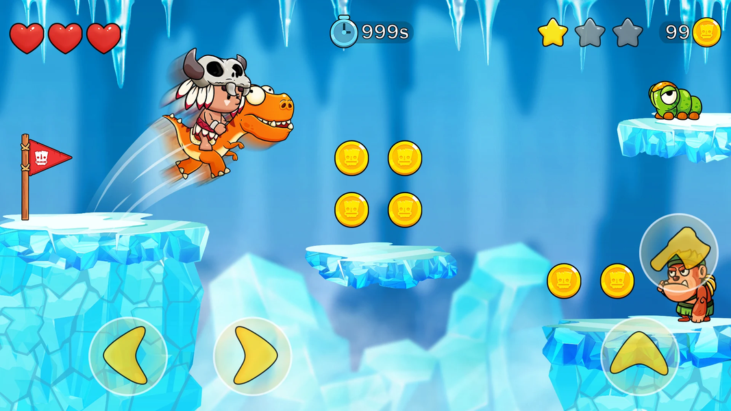 Super Jungle Bros: Tribe Boy - Gameplay image of android game