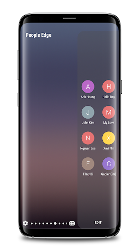 Edge Screen S۱۰ (One UI) - عکس برنامه موبایلی اندروید