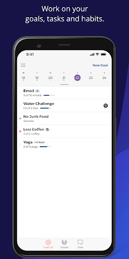 Habit Tracker - Goalify - عکس برنامه موبایلی اندروید
