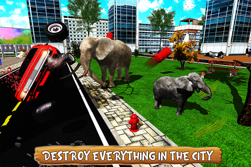 Ultimate Wild Elephant Games - Gameplay image of android game