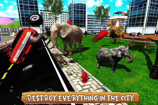 Ultimate Wild Elephant Games - Gameplay image of android game