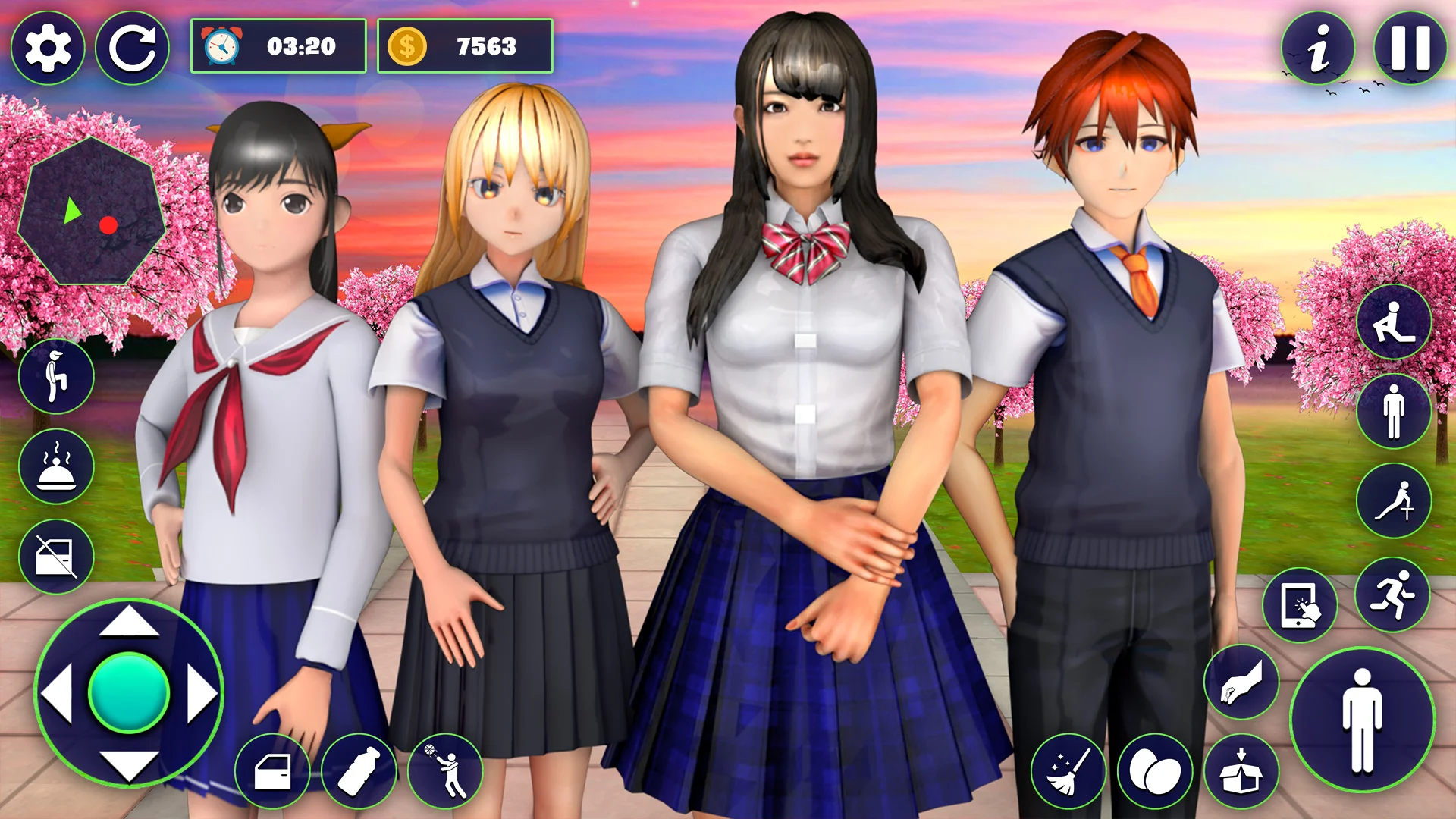 بازی School Girl Life Simulator 3D - دانلود | بازار