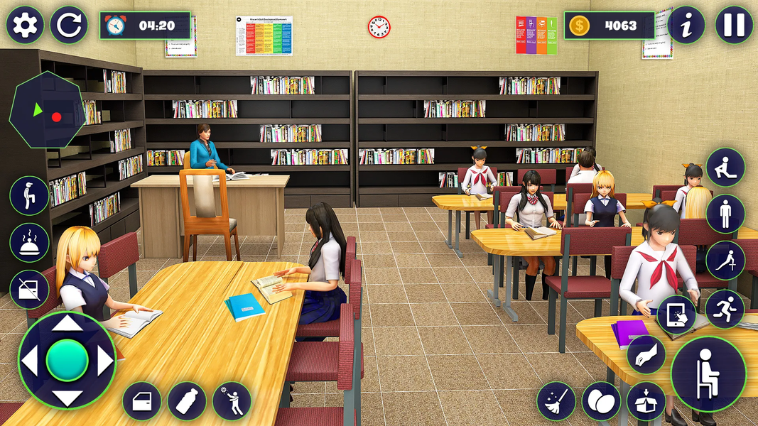 School Girl Life Simulator 3D - Gameplay image of android game