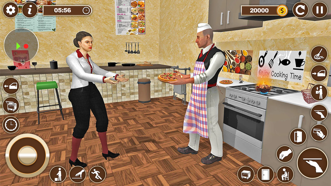 Hotel Manager Waitress Games - Gameplay image of android game