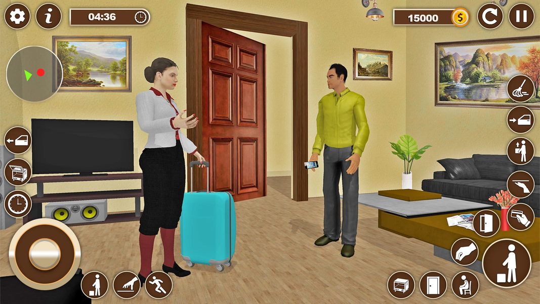 Hotel Manager Waitress Games - Gameplay image of android game