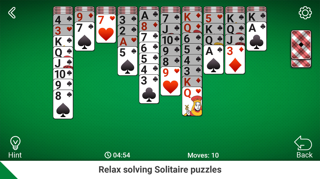 Spider Solitaire - Gameplay image of android game