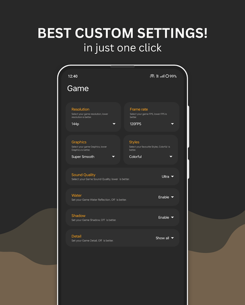 Battle GFX Tool - PUB & BGM - Image screenshot of android app