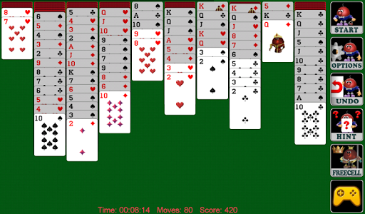 Spider Solitaire Live Cards - عکس بازی موبایلی اندروید