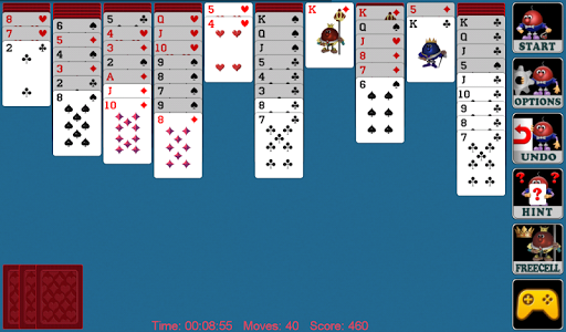 Spider Solitaire Live Cards - Gameplay image of android game