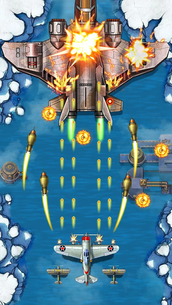 1941 AirAttack: Airplane Games - Gameplay image of android game