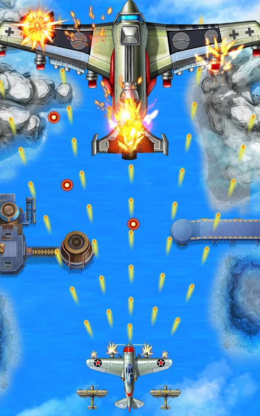 1941 AirAttack: Airplane Games - Gameplay image of android game