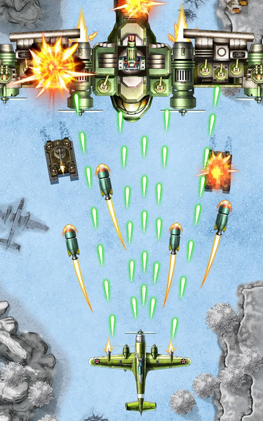 1941 AirAttack: Airplane Games - Gameplay image of android game