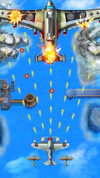 1941 AirAttack: Airplane Games - Gameplay image of android game