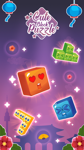 Cute Block Puzzle: Kawaii Game - Gameplay image of android game